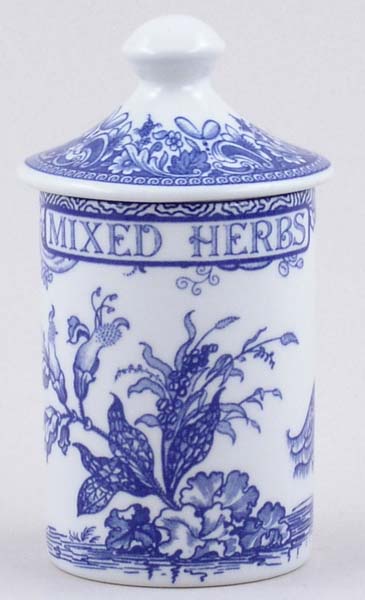 Spice Jar Mixed Herbs Persian Bird c2000